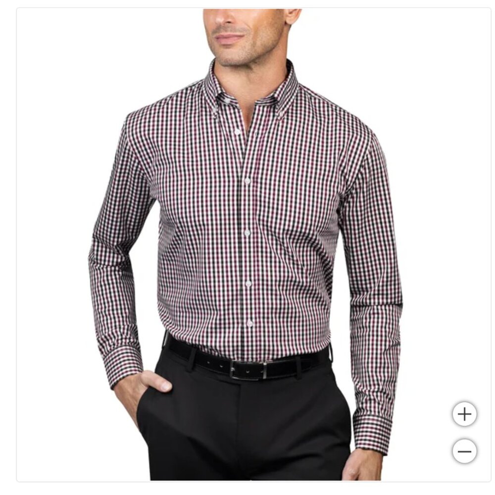 NWT Chaps Men's Button-Down Dress Shirt